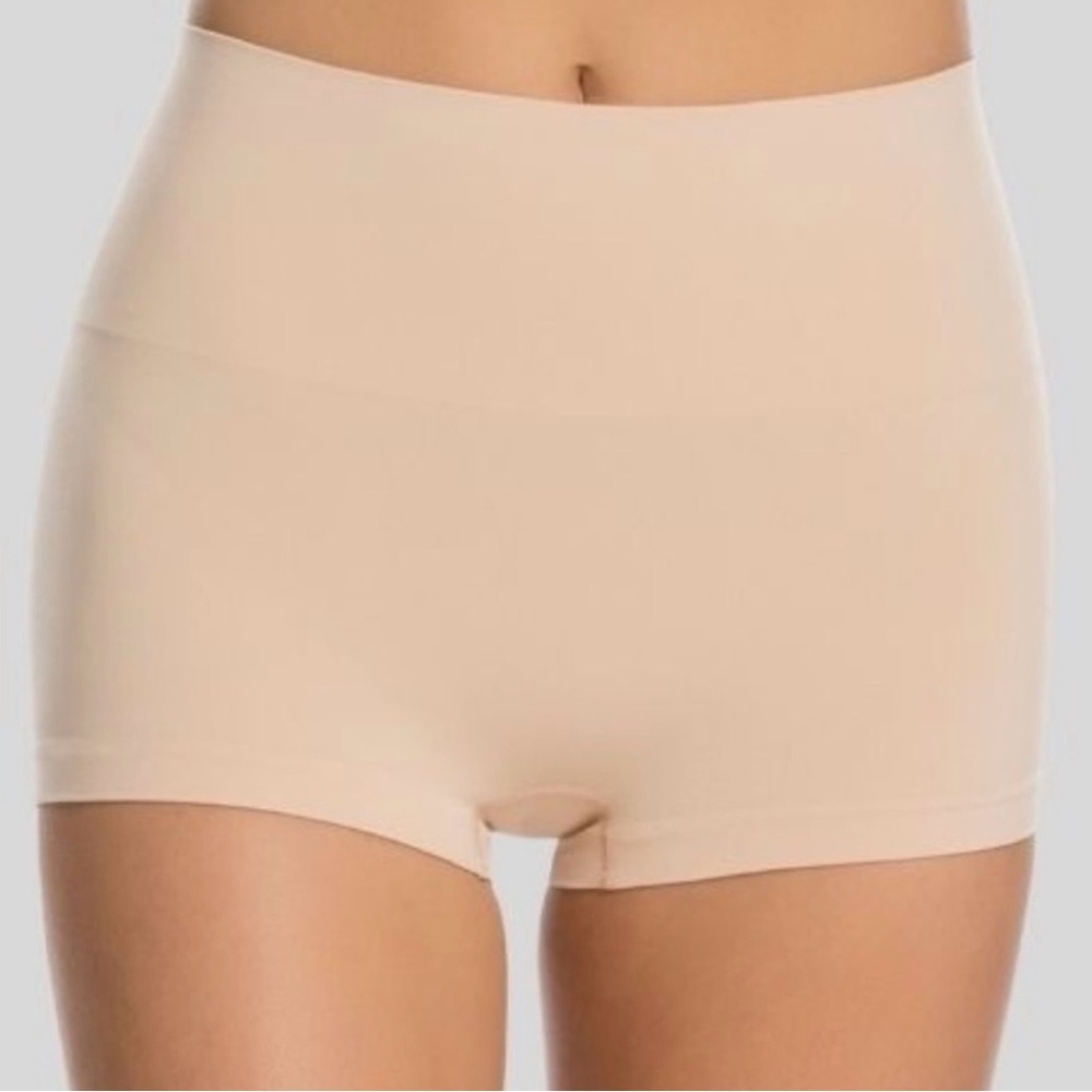 SPANX Everyday Shaping Boyshort Panties - Soft Nude L & XL, Black XL
